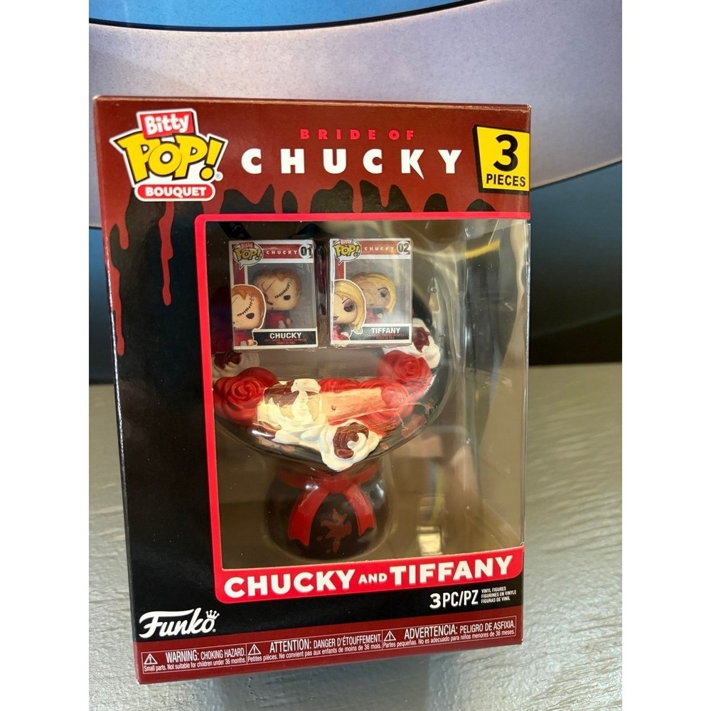Funko Pop Horror - Bride of Chucky Bitty Pop Valentine Set